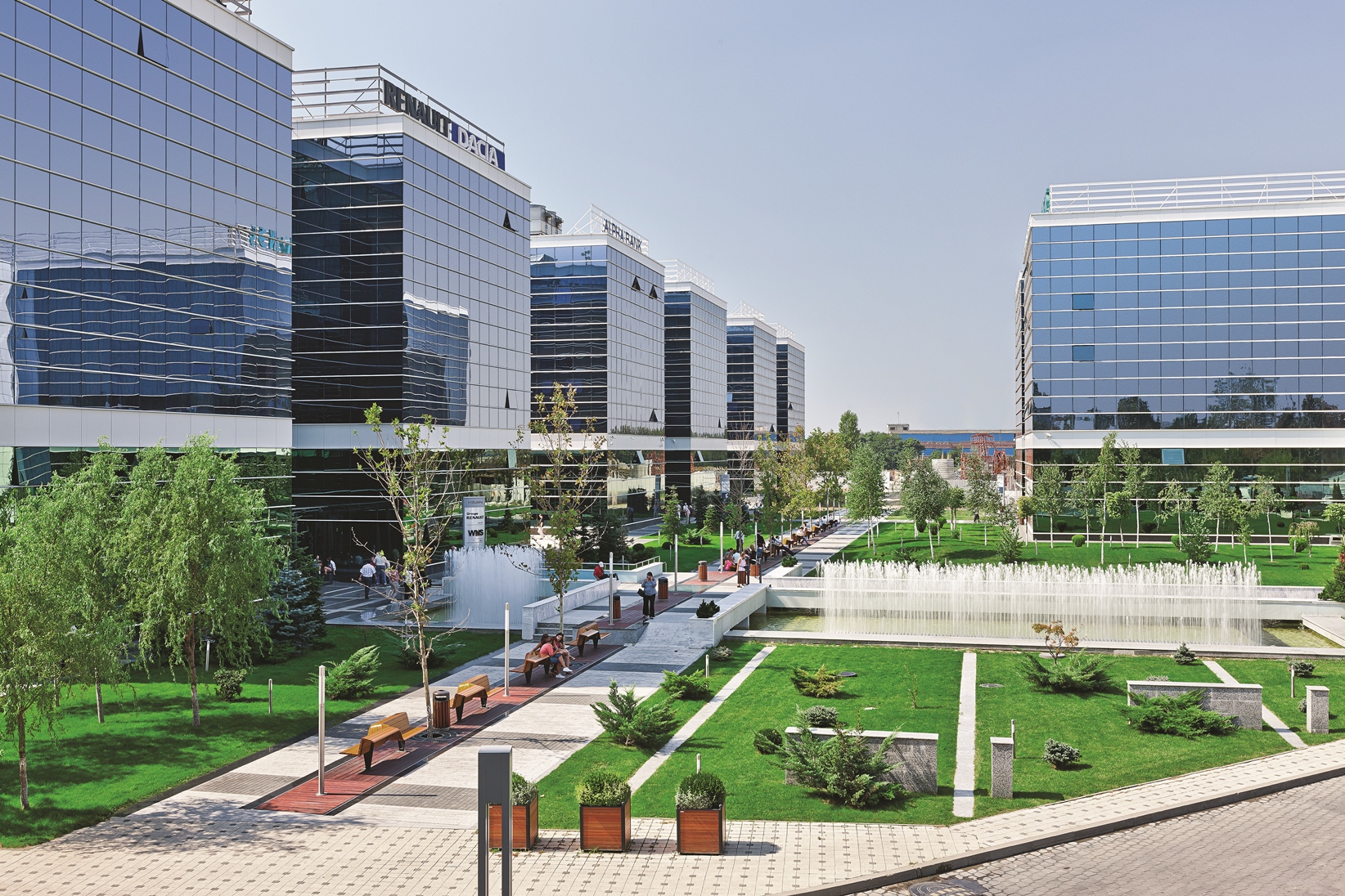 Premiera pe piata imobiliara bucuresteana: parcurile verzi de birouri (Foto)