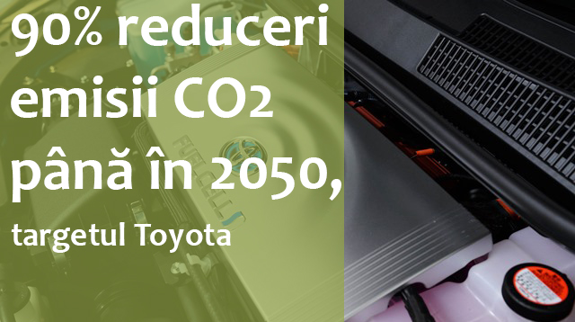 90% reduceri de emisii de carbon până în 2050, targetul Toyota