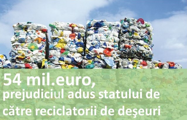 54 mil. euro, prejudiciul adus statului de către reciclatorii de deșeuri