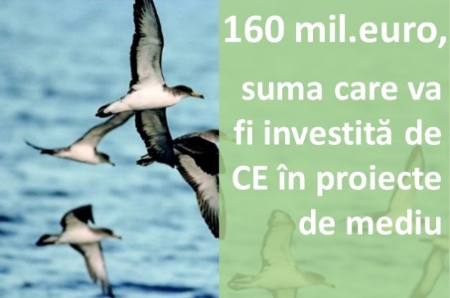 160 mil.euro, suma care va fi investită de CE în proiecte de mediu