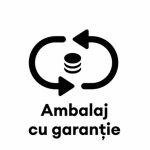 Simbol de reciclare pentru ambalaj cu garanţie