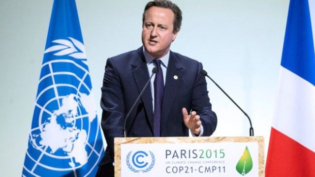 David Cameron la COP21