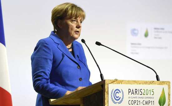 Angela Merkel la COP21