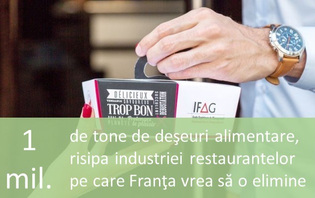 1 mil. de tone de deșeuri alimentare, risipa industriei restaurantelor, pe care Franța vrea să o elimine