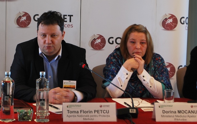 Toma Florin Petcu (stanga), Dorina Mocanu (dreapta)
