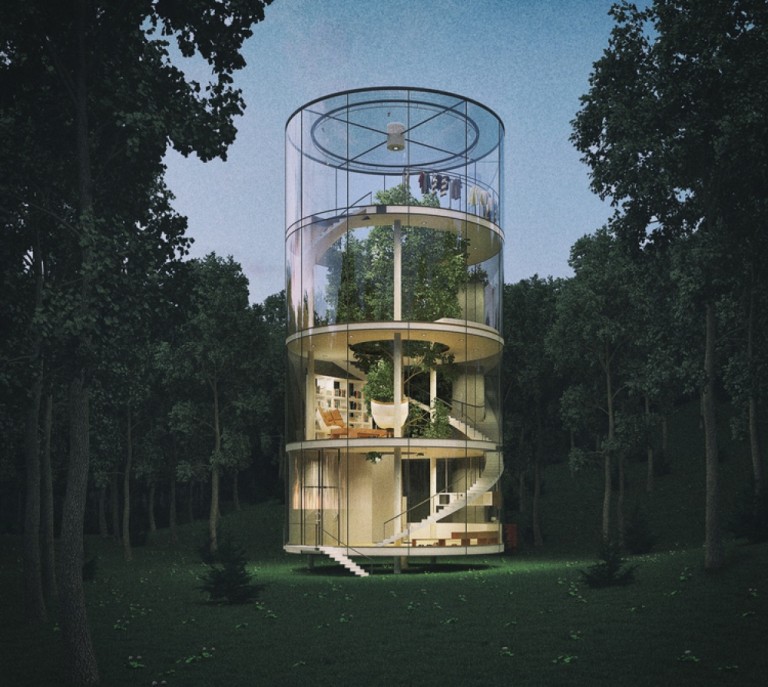 FOTO „Copacul din casă”, un proiect imobiliar în care mediul înconjurător capătă o altă dimeniune