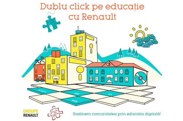 Dublu click pe educație, proiectul Renault și AFF