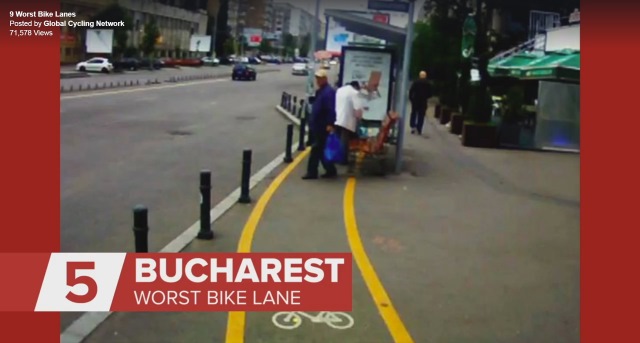 București, în topul rușinii pistelor de biciclete