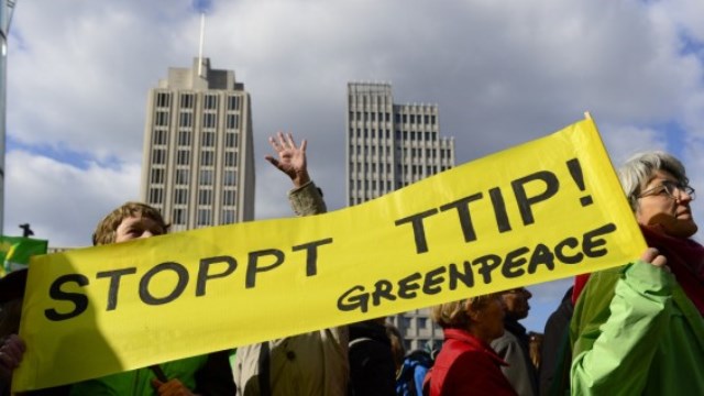 Greenpeace solicită Guvernului să ceară oprirea negocierilor pentru TTIP