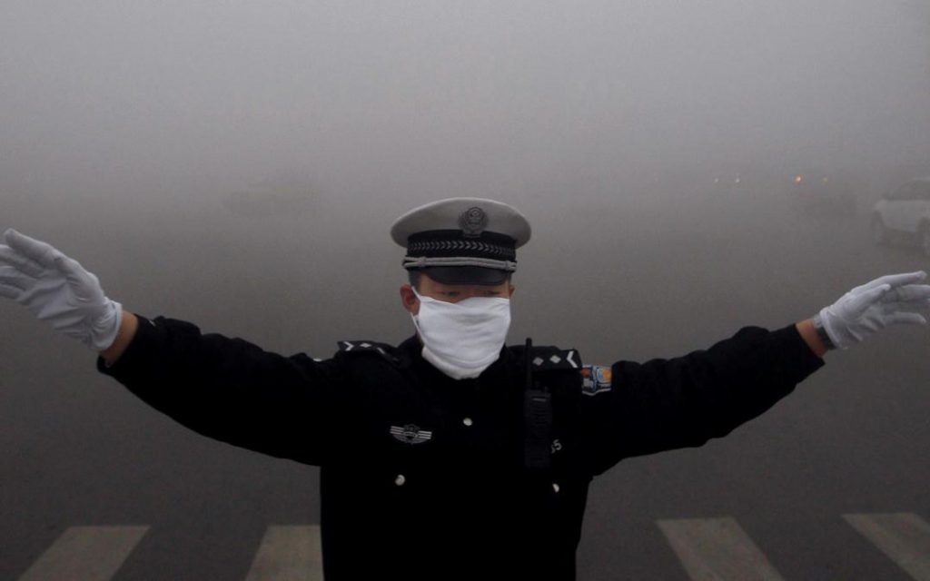 China smog poluare poluarea aerului