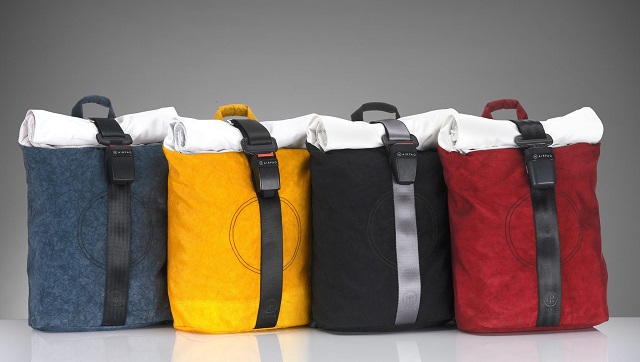 Airpaq, rucsacuri confecționate din airbag-uri și centuri de siguranță