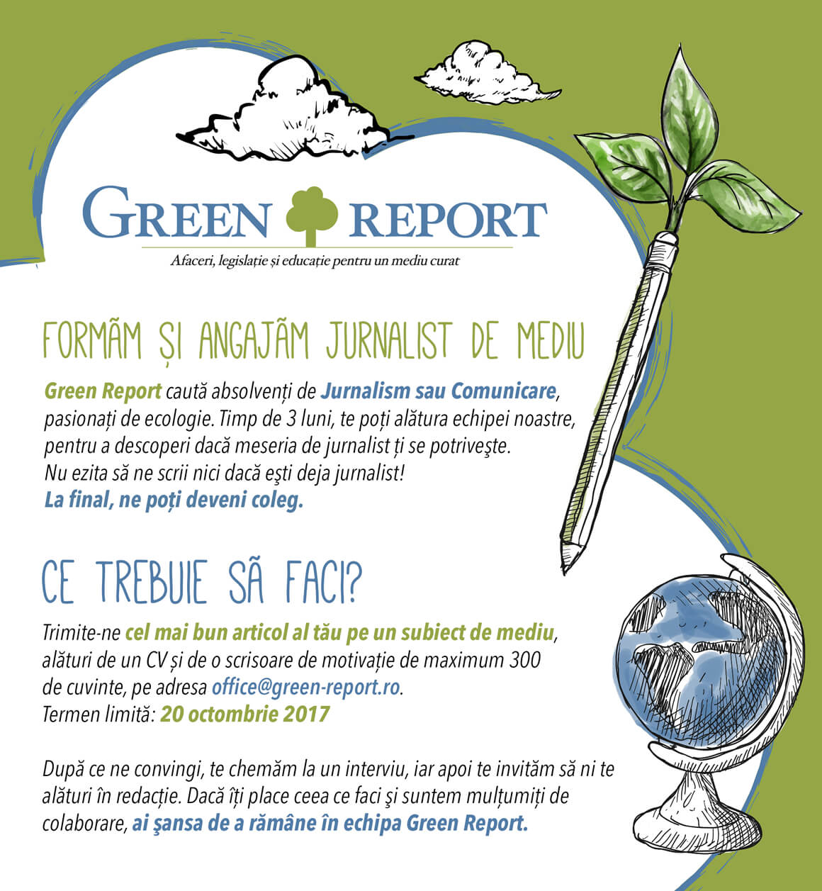 Jurnalist de mediu – Green Report