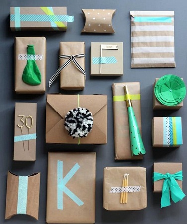 Idei creative de împachetat și decorat cadourile