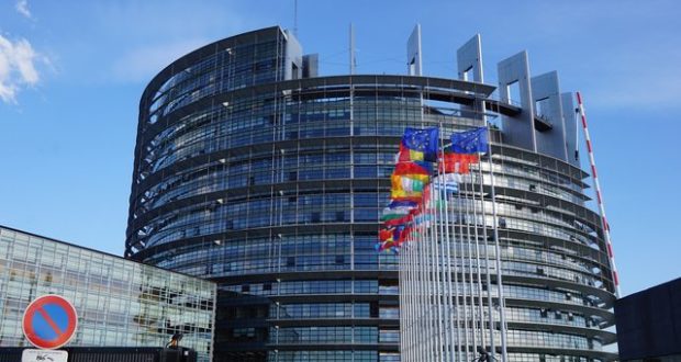 Foto: Clădirea Parlamentului European din Strasbourg, Franţa, 12 decembrie 2018. Sursa: