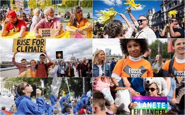 Peste 250.000 de oameni din întreaga lume au protestat împotriva lipsei de acțiune privind schimbările climatice