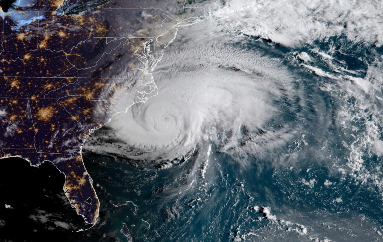 Studiu: uraganul Florence a fost de două ori mai puternic din cauza schimbărilor climatice