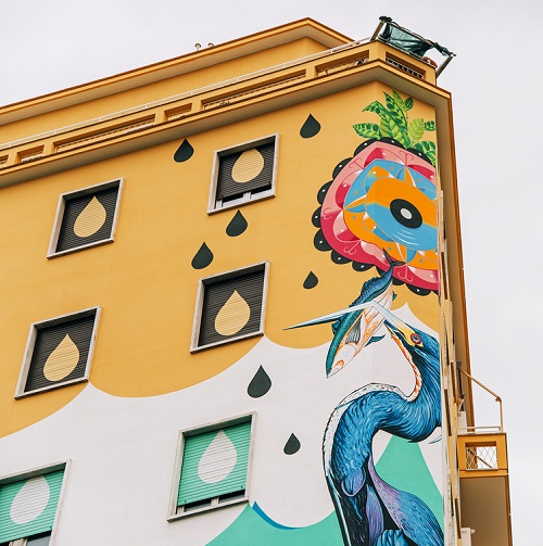 Roma are prima pictură murală din Europa care purifică aerul