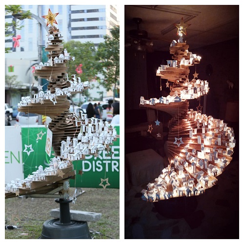 Filipine. Concurs de brazi din materiale reciclate