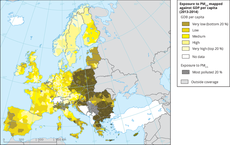 Cele mai sărace regiuni din UE sunt afectate cel mai grav de poluarea aerului