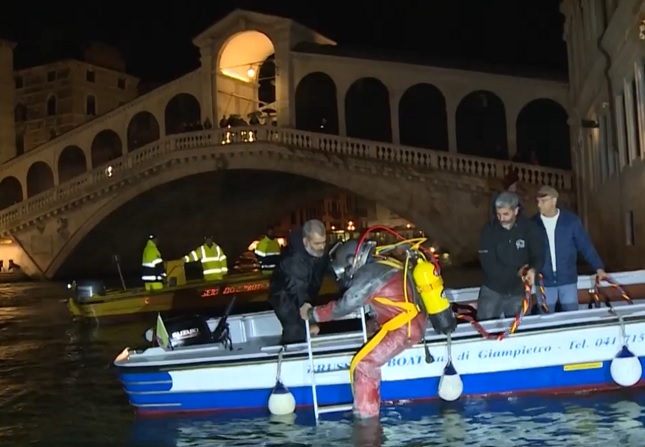 Gondolierii din Veneția au scos din lagună tone de deșeuri
