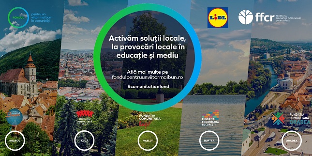 250.000 de euro pentru inițiative comunitare de mediu din Brașov, Cluj, Buftea, Vaslui și Oradea