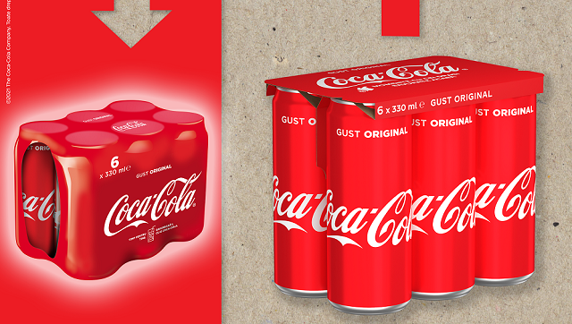 Coca Cola România va înlocui folia de plastic pentru baxurile cu doze cu un ambalaj biodegradabil