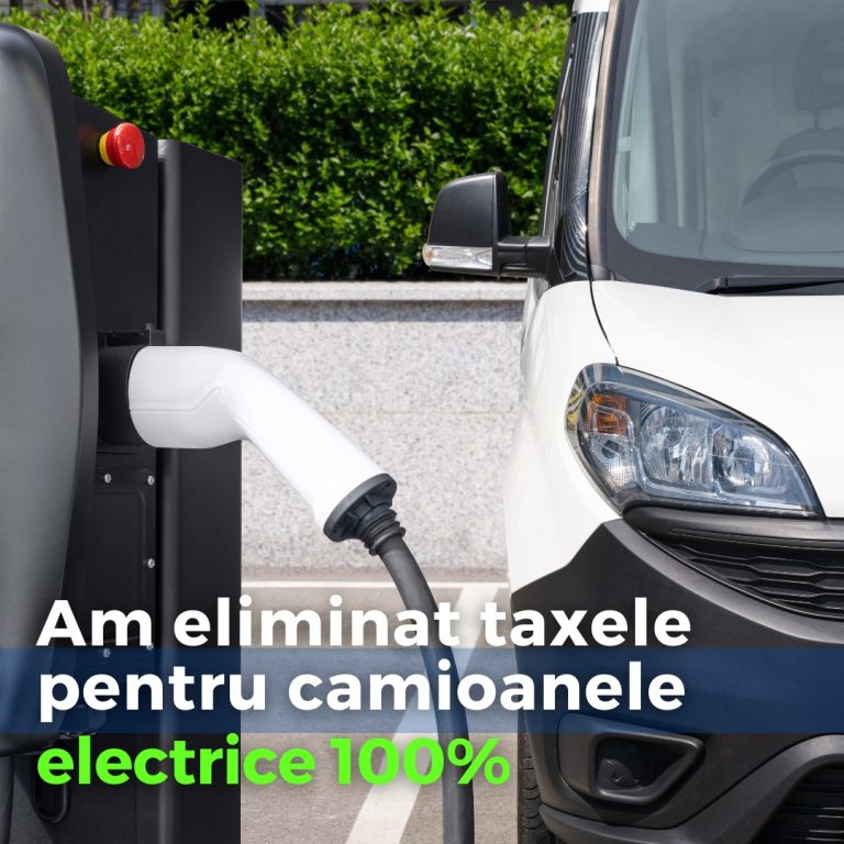 Taxele pentru camioane electrice au fost eliminate în București