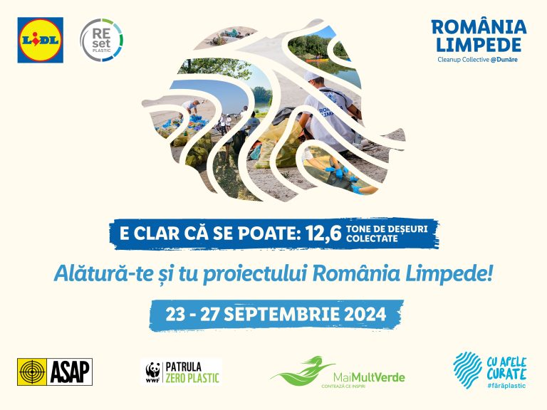 Lidl România și 3 ONG-uri anunță acțiuni de prevenire a poluării cu plastic pe malurile Dunării 