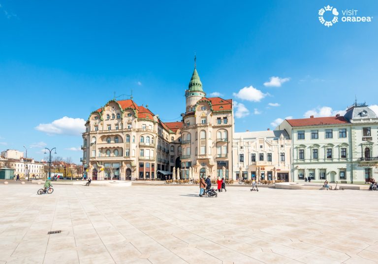 Imagine: Piața Unirii din Oradea. Mai 2024. Sursa foto: Visit Oradea