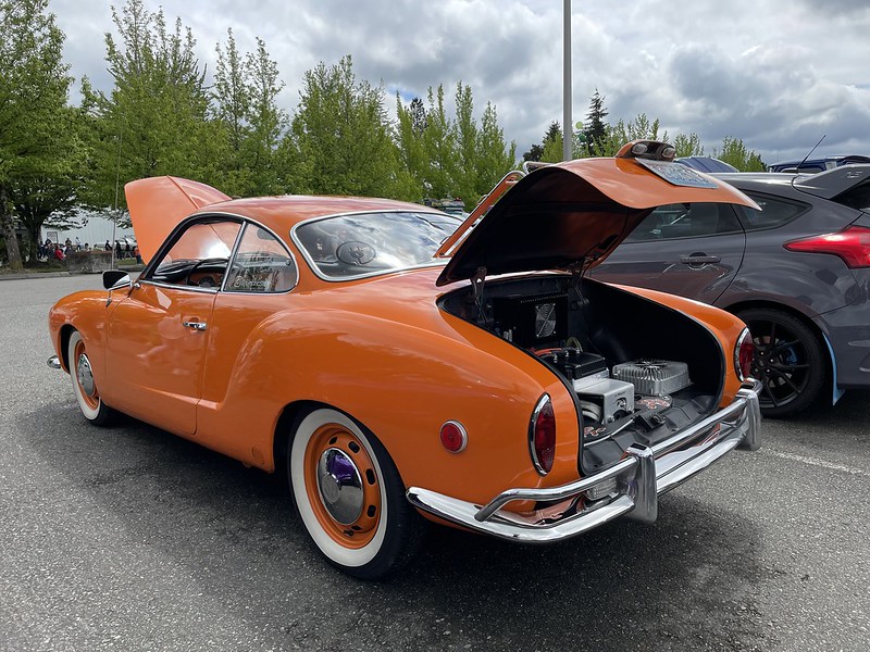 Foto: Karmann Ghia cu motor Tesla, 19 iunie 2022 Sursa: John Lloyd | Flickr