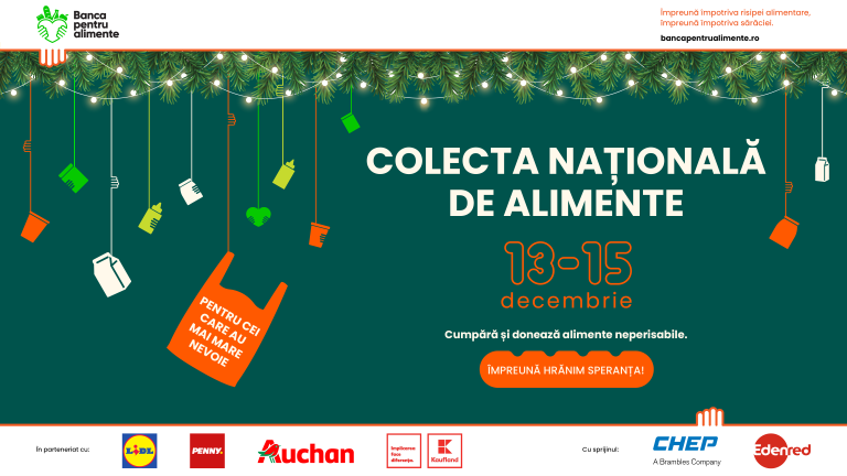 Infografic Colecta Națională de Alimente - Federația Băncilor pentru Alimente din România - FBAR