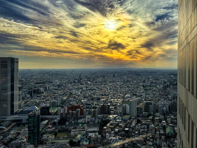 Foto: Peisajul orașului Tokyo, Japonia. „Țesătura urbană din Tokyo este o mărturie vie a istoriei sale de rezistență și reînnoire. De la străzile pline de viață care nu dorm niciodată până la fundalurile senine, pictate în cer, această imagine dezvăluie un oraș care prosperă pe contraste. Complexitatea și densitatea peisajului orașului Tokyo ilustrează natura sa dinamică - un loc în care altarele antice coexistă cu zgârie-nori futurişti." 31 octombrie 2024 Sursa: Dale Cruse | Flickr