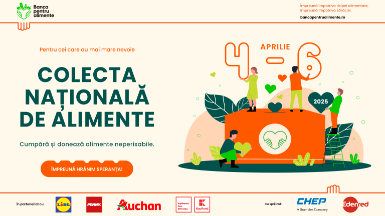 Vizual campanie „Împreună hrănim speranța”, ©Federația Băncilor pentru Alimente