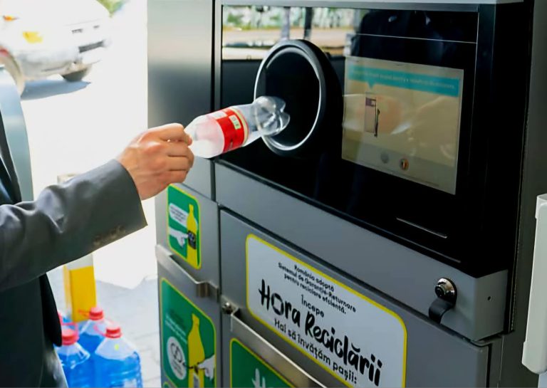 Foto: Automat de returnare ambalaje (RMV), ©Mircea Fechet/Facebook