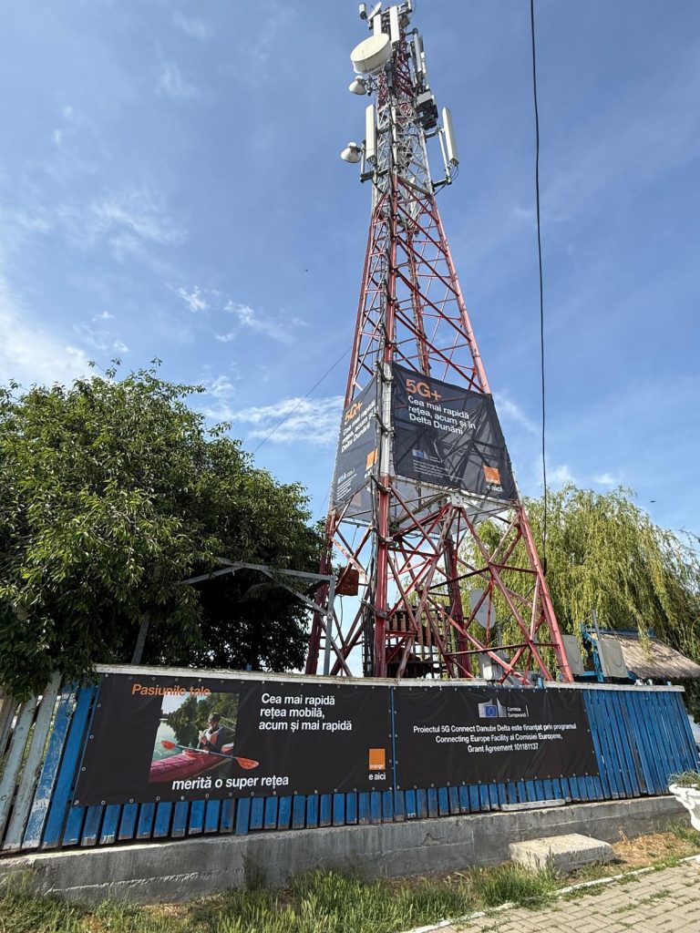 Foto: Tehnologie 5G în Delta Dunarii, ©Orange România