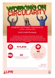 Carbon Footprint Certificate sursa:despre.kaufland.ro