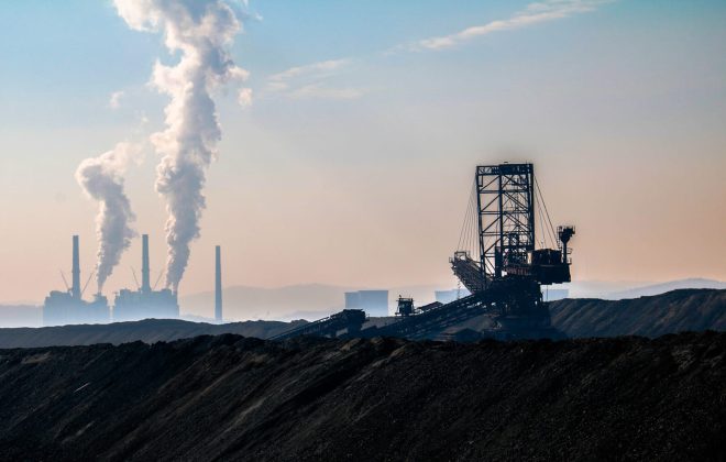 Foto: Cariera de cărbune la Roşiuta. Sursa: Ministerul Energiei | Facebook