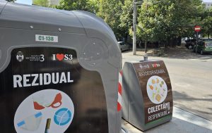 Containere pentru colectarea selectivă a gunoiului și ghena îngropată, Sectorul 3, București, ©Green Report