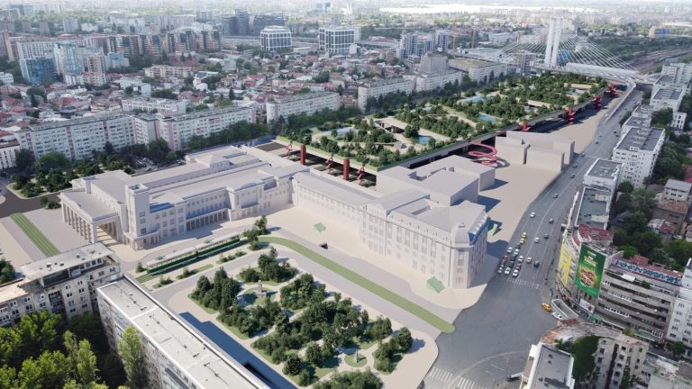 Concept Gara de Nord după modernizare, ©Stelian Bujduveanu, primarul general interimar al Bucureștiului