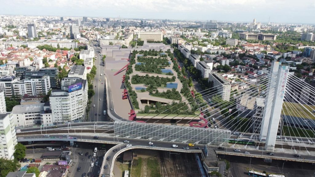 Randare Gara de Nord modernizată, ©Stelian Bujduveanu, primarul general interimar al capitalei