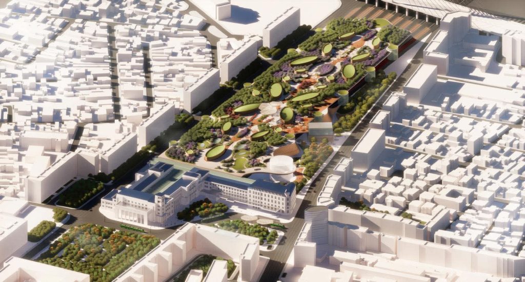 Concept Gara de Nord modernizată, ©Stelian Bujduveanu, primarul general interimar al capitalei