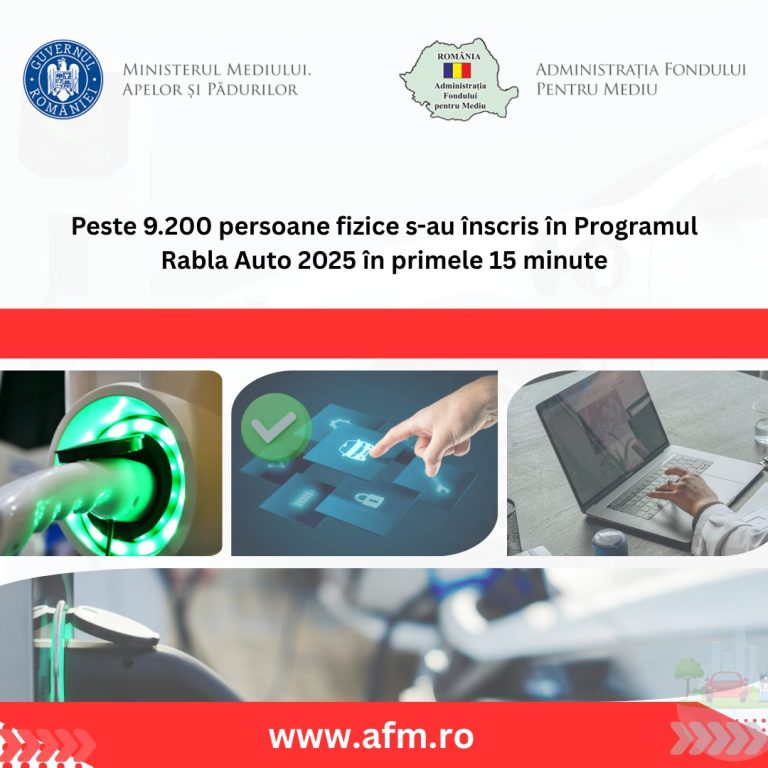 Sursa foto: Administrația Fondului pentru Mediu