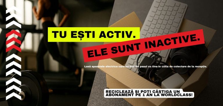 Reciclare | ENVIRON lansează campania „Tu ești activ, ele sunt inactive”,