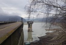 Zona hidrotehnică a Barajului Paltinu, punctul de plecare al celei mai mari crize de apă din Prahova și Dâmbovița. Sursa foto:Telegrama/Facebook