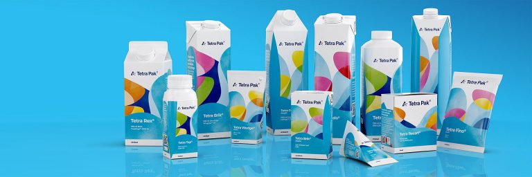 Diverse formate de ambalaje Tetra Pak, concepute pentru protecția și siguranța alimentelor. Sursa: Tetra Pak.